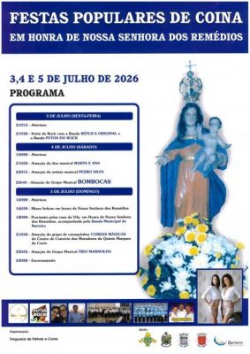 Festas Populares de Coina 2026