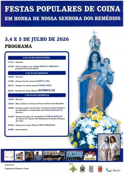 Festas Populares de Coina 2026